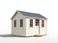 Abri de jardin - Bois - 342x214x238 cm - Bois clair-Gris - Scandinave