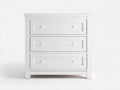 Commode - bois - 92x44x90 cm - blanc - classique