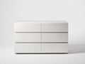Commode - bois - 118x43x78 cm - blanc - moderne